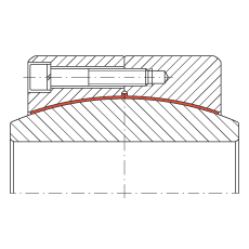 大的關(guān)節(jié)軸承 GE1000-DW, 根據(jù) DIN ISO 12 240-1 標準，免維護